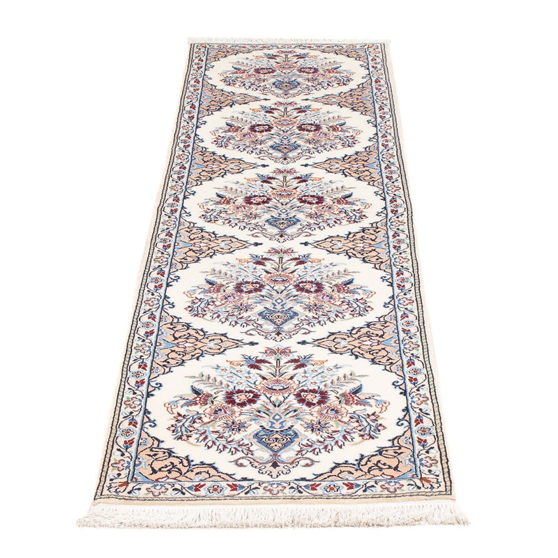 Biegacz Dywan perski - Nain - Premium - 204 x 50 cm - kremowy