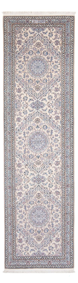 Biegacz Dywan perski - Nain - Premium - 315 x 91 cm - szary