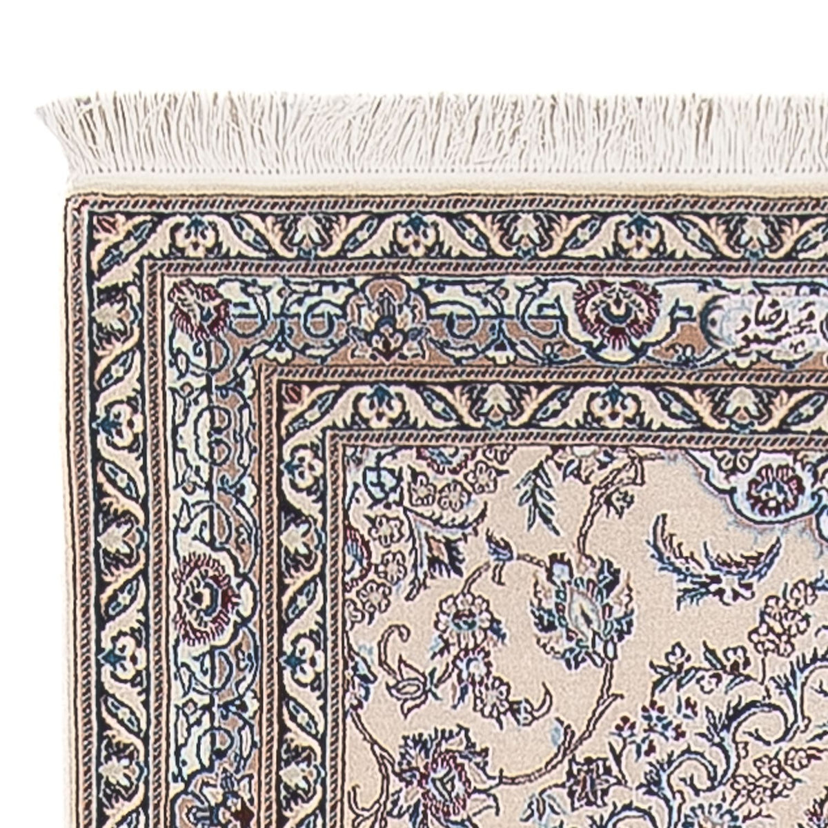 Biegacz Dywan perski - Nain - Premium - 315 x 91 cm - szary