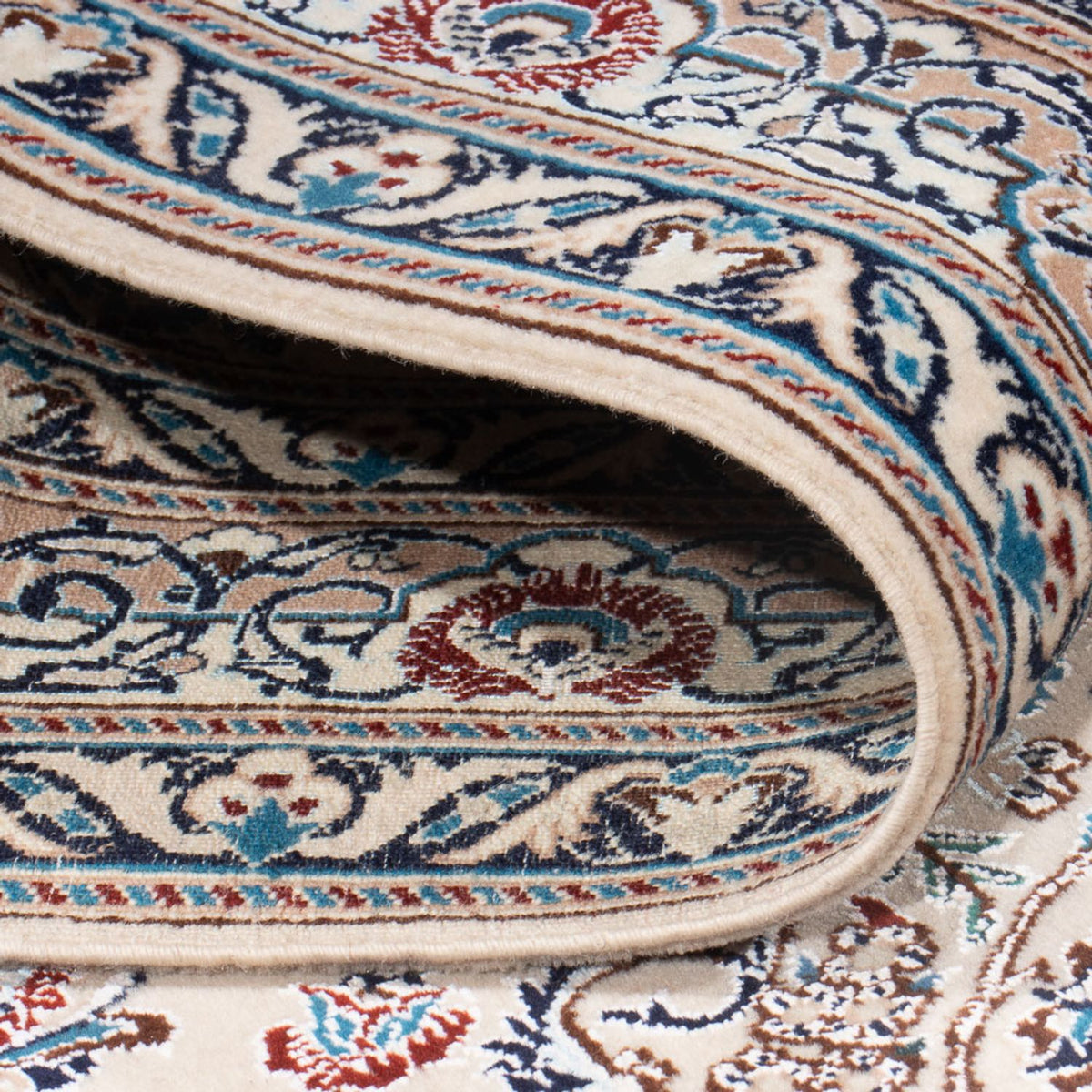 Biegacz Dywan perski - Nain - Premium - 315 x 91 cm - szary