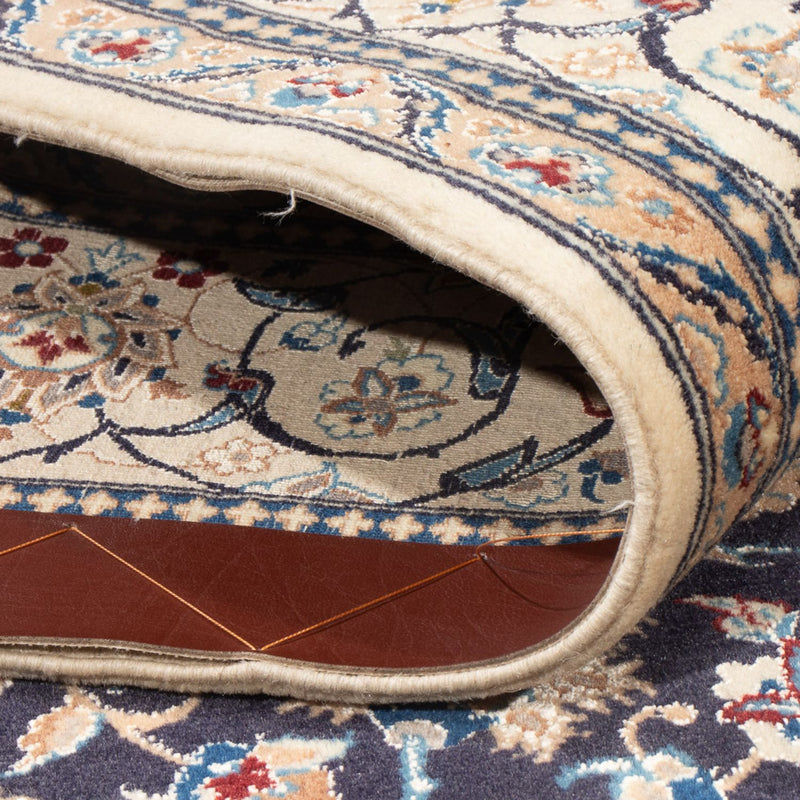 Dywan perski - Nain - Premium - 202 x 129 cm - ciemnoniebieski