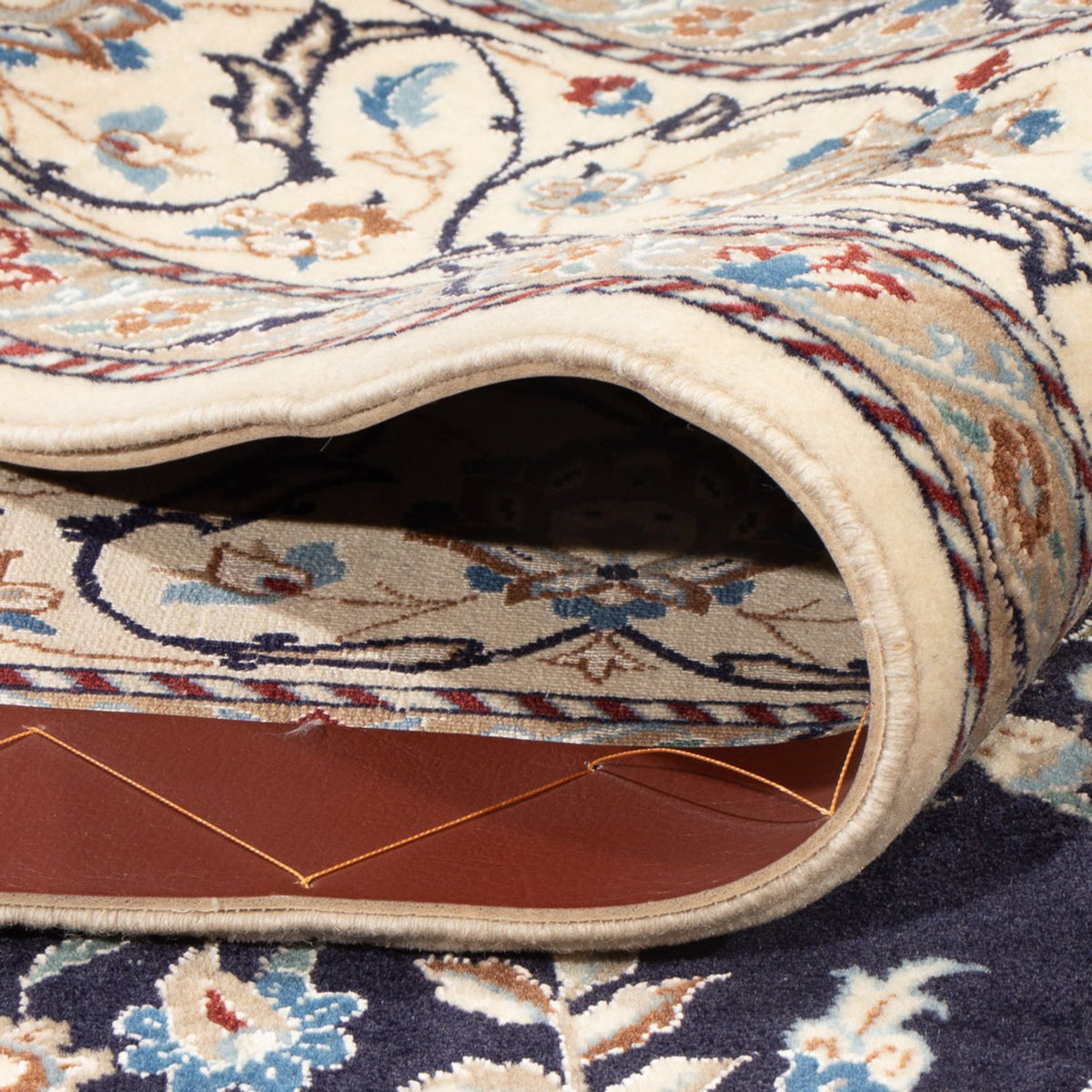 Dywan perski - Nain - Premium - 205 x 135 cm - ciemnoniebieski