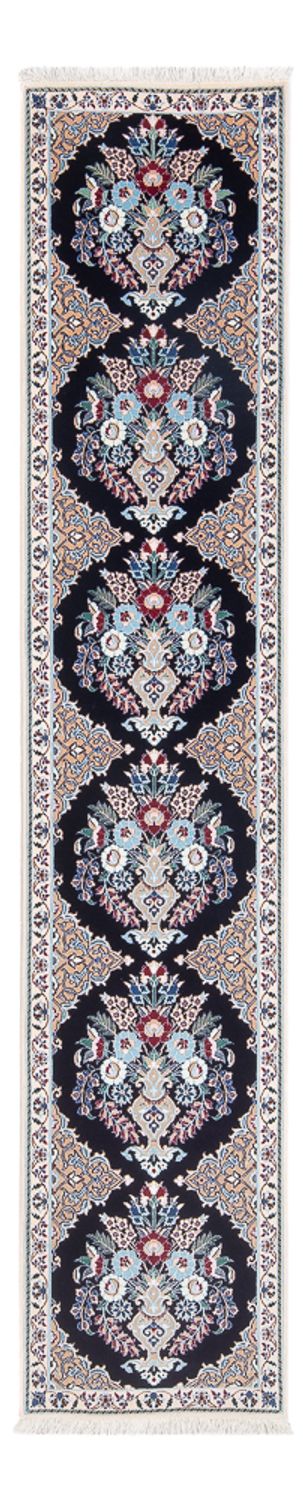 Biegacz Dywan perski - Nain - Premium - 227 x 48 cm - ciemnoniebieski
