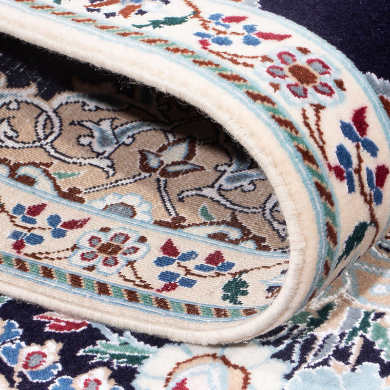 Biegacz Dywan perski - Nain - Premium - 227 x 48 cm - ciemnoniebieski