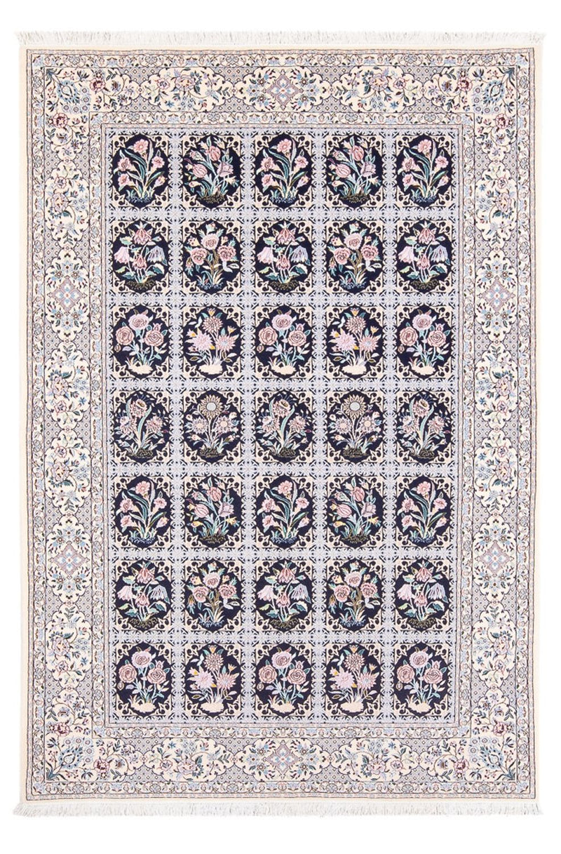 Dywan perski - Nain - Premium - 220 x 148 cm - ciemnoniebieski