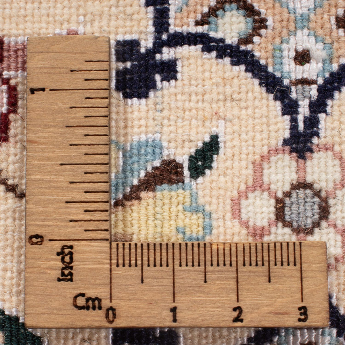 Dywan perski - Nain - Premium - 220 x 148 cm - ciemnoniebieski