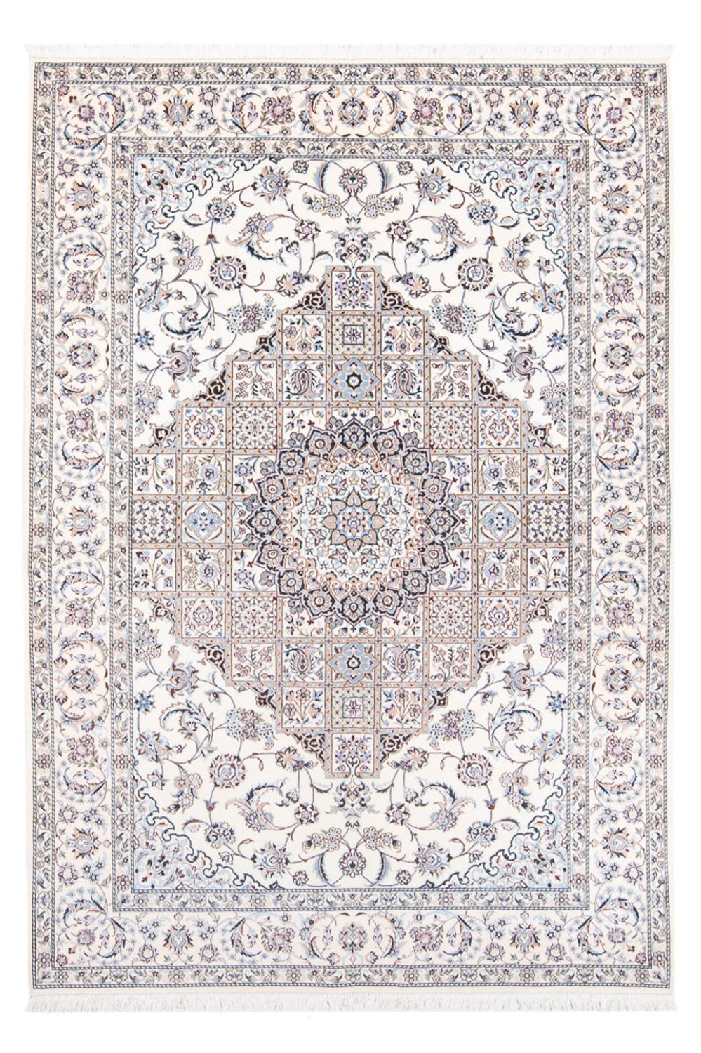 Dywan perski - Nain - Premium - 230 x 152 cm - kremowy