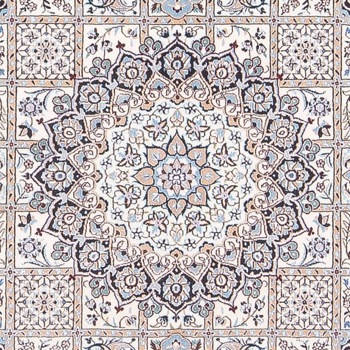 Dywan perski - Nain - Premium - 230 x 152 cm - kremowy