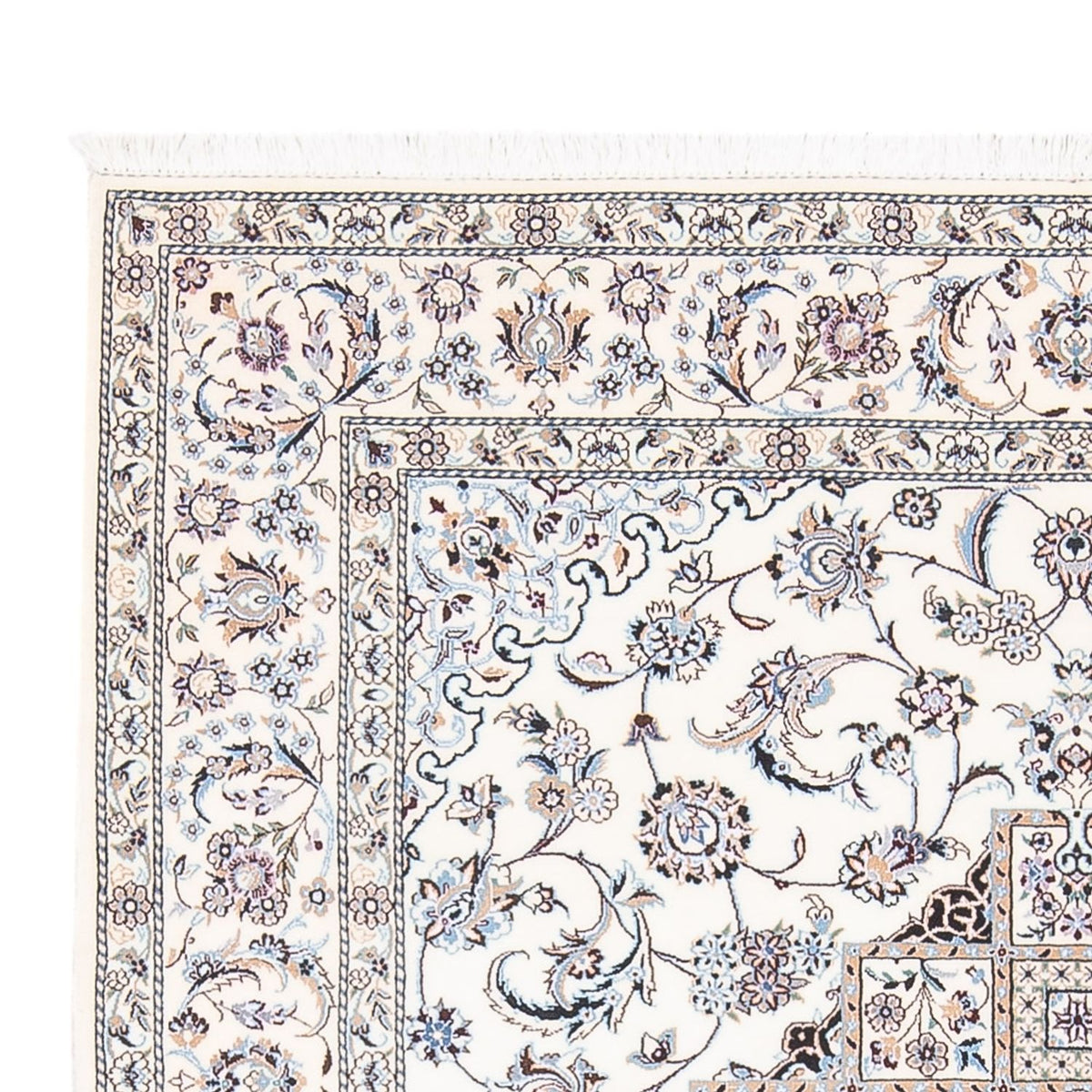 Dywan perski - Nain - Premium - 230 x 152 cm - kremowy