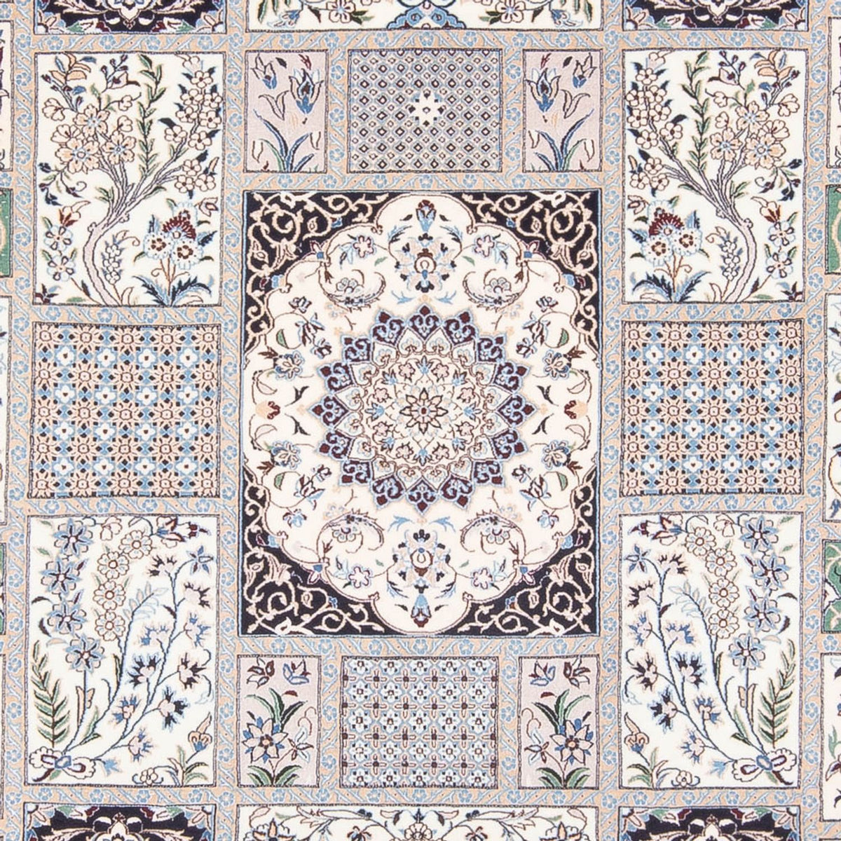 Dywan perski - Nain - Premium - 305 x 208 cm - jasnoszary