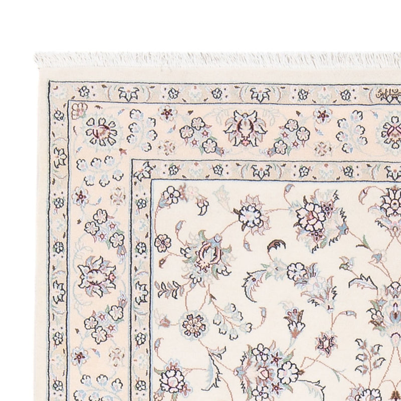 Dywan perski - Nain - Premium - 161 x 110 cm - kremowy