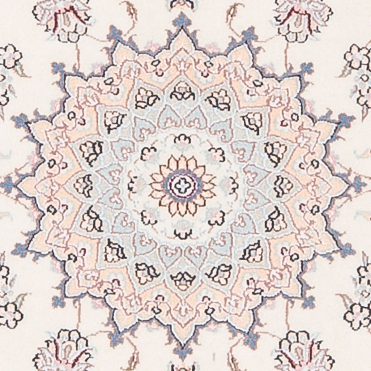 Dywan perski - Nain - Premium - 119 x 83 cm - kremowy