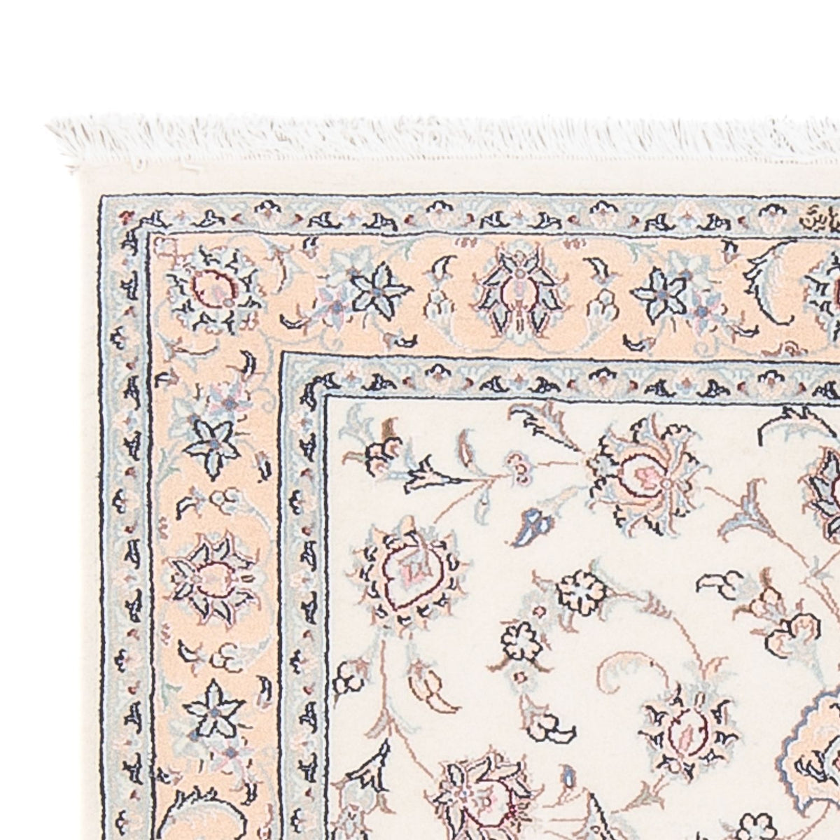 Dywan perski - Nain - Premium - 119 x 83 cm - kremowy