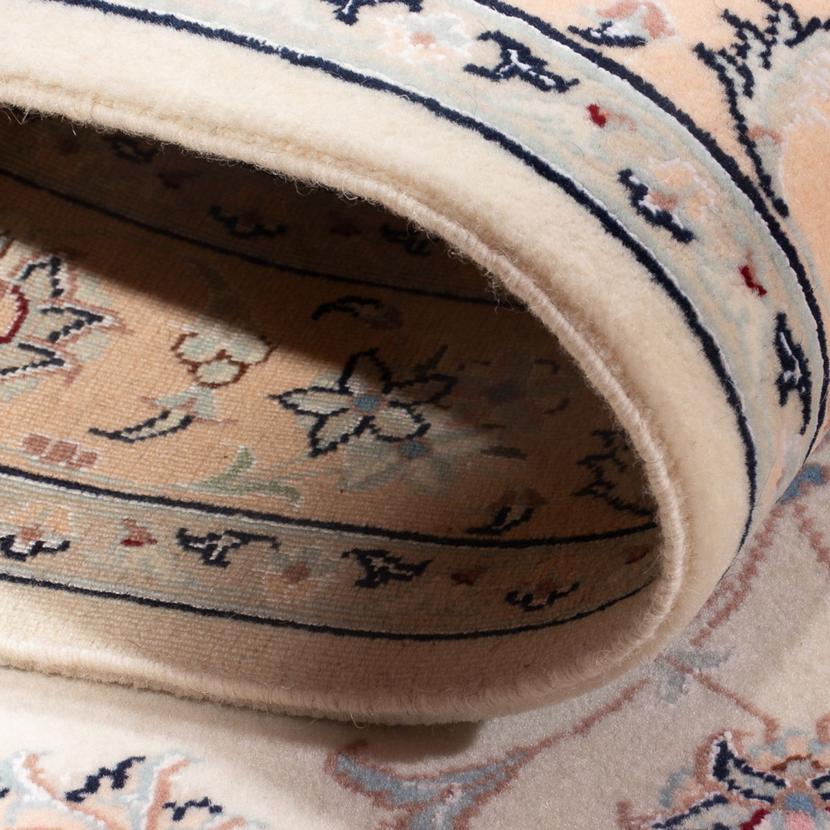 Dywan perski - Nain - Premium - 119 x 83 cm - kremowy