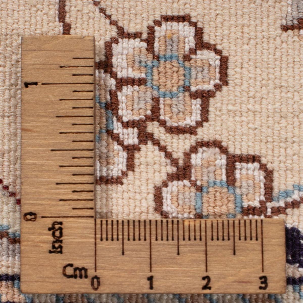 Dywan perski - Nain - Premium - 198 x 131 cm - niebieski