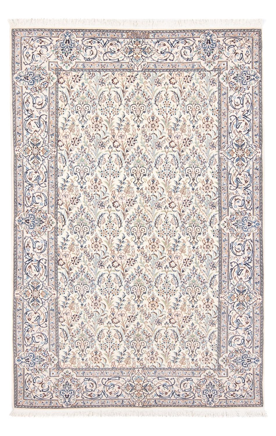 Dywan perski - Nain - Premium - 214 x 135 cm - kremowy