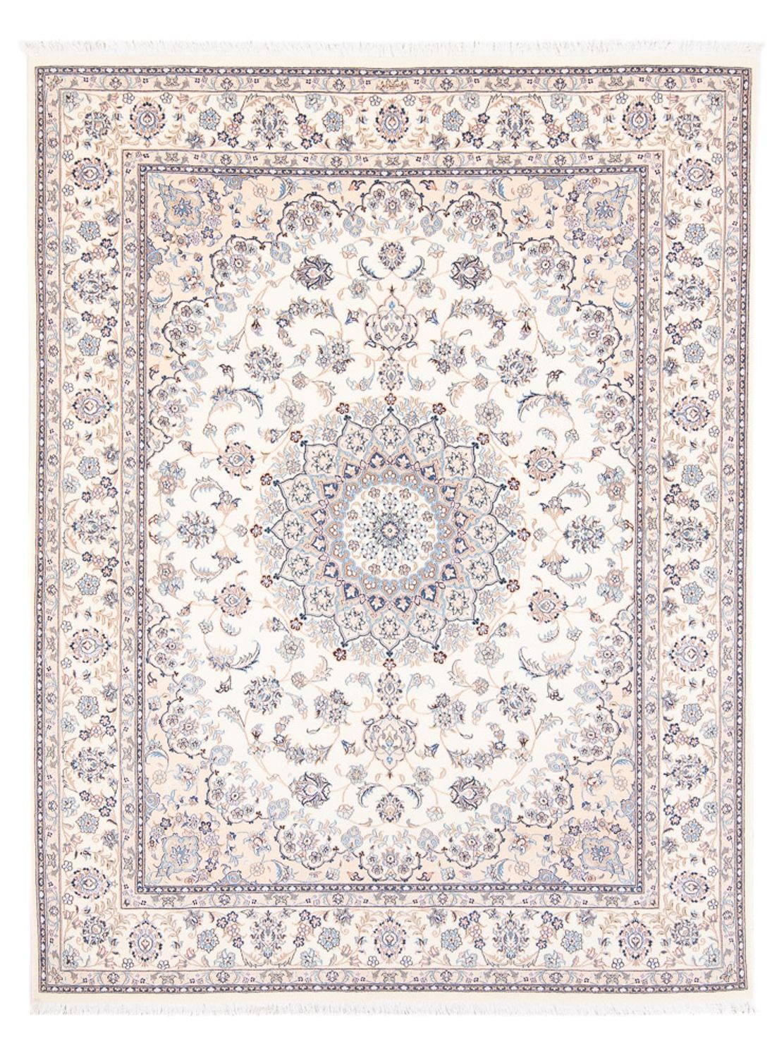 Dywan perski - Nain - Premium - 205 x 150 cm - kremowy