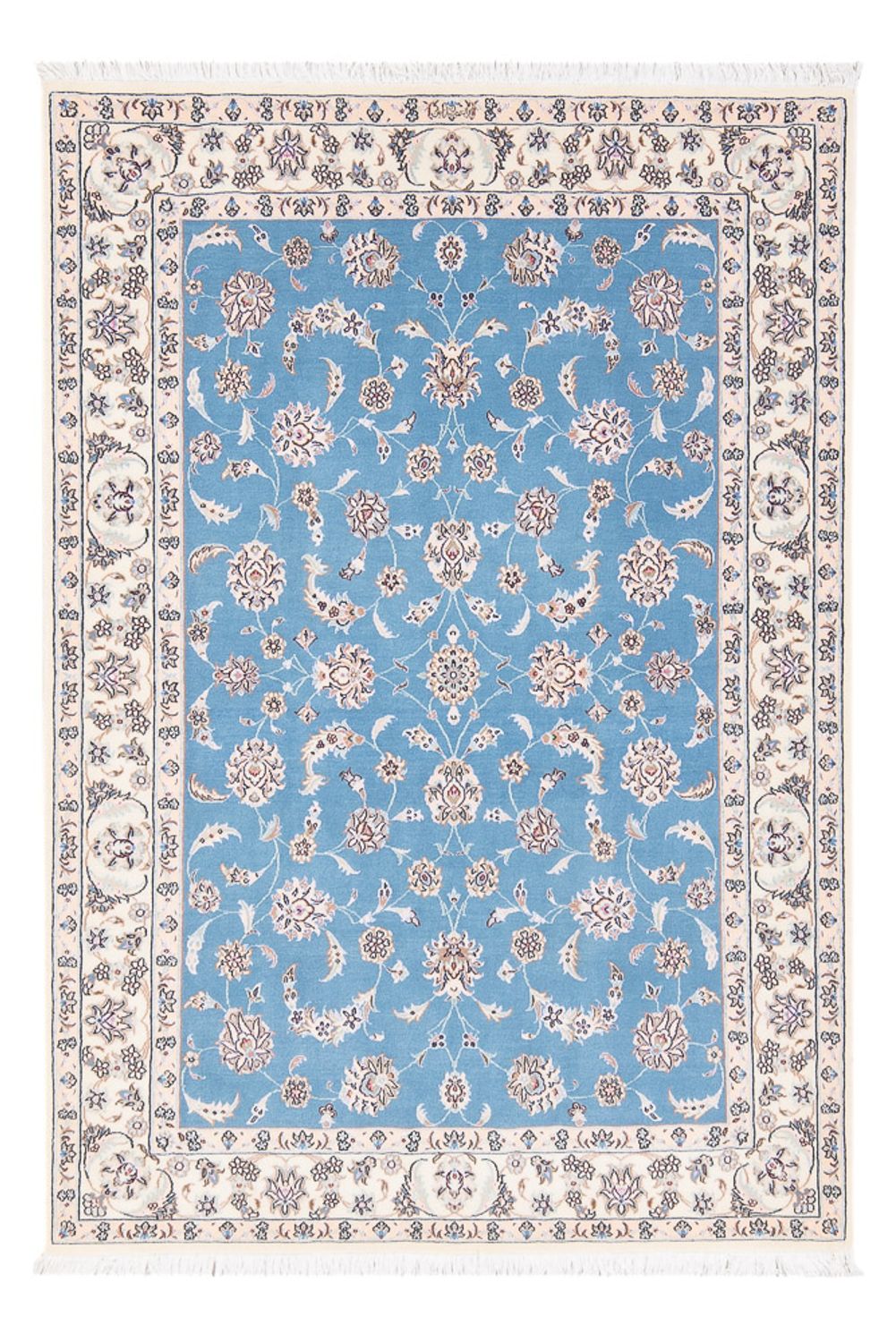 Dywan perski - Nain - Premium - 160 x 108 cm - niebieski