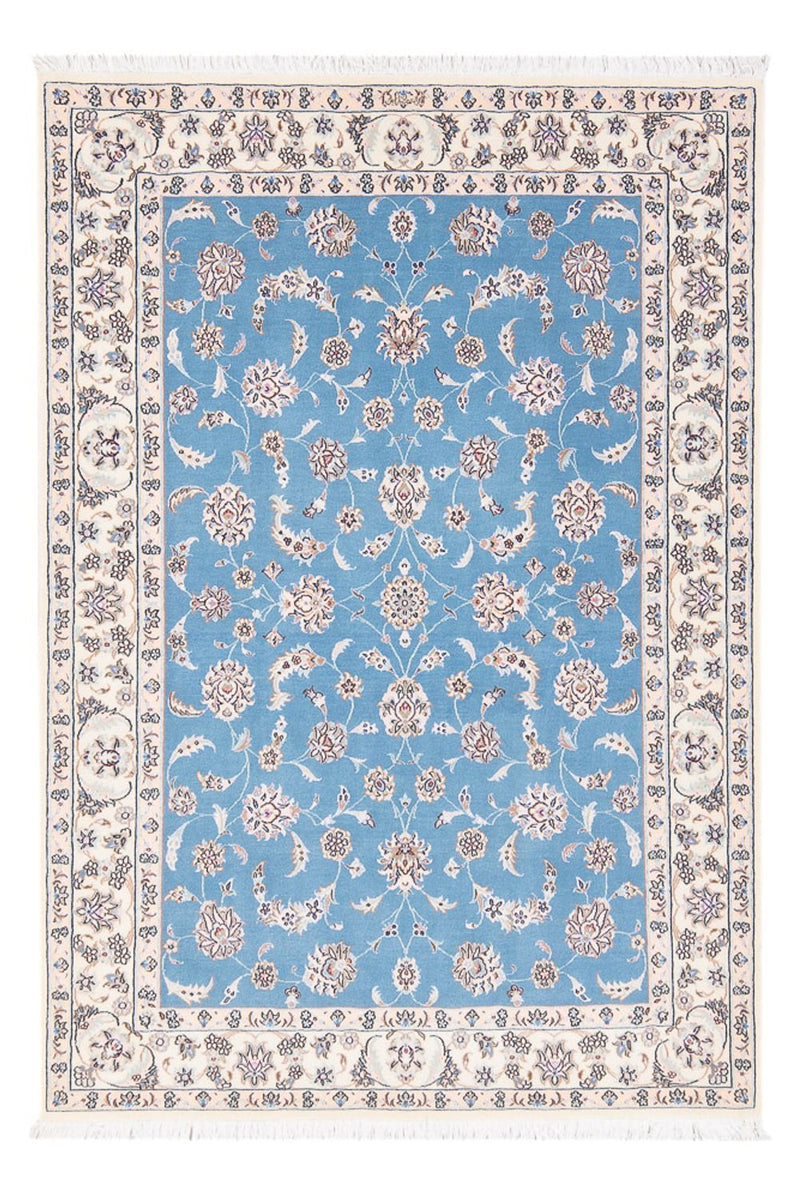 Dywan perski - Nain - Premium - 160 x 108 cm - niebieski