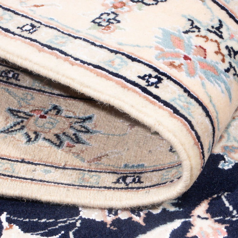 Dywan perski - Nain - Premium - 141 x 93 cm - ciemnoniebieski