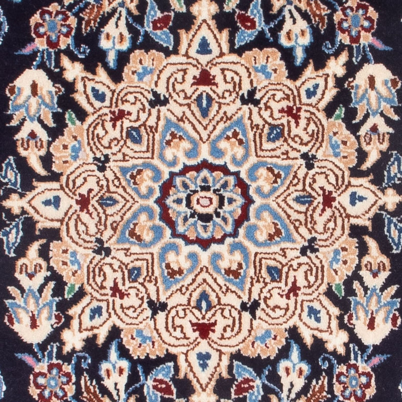 Dywan perski - Nain - Premium - 83 x 48 cm - ciemnoniebieski