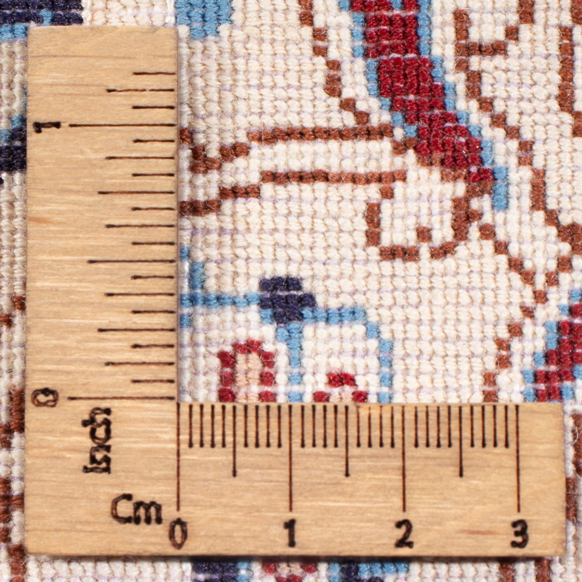 Dywan perski - Nain - Premium - 83 x 48 cm - ciemnoniebieski