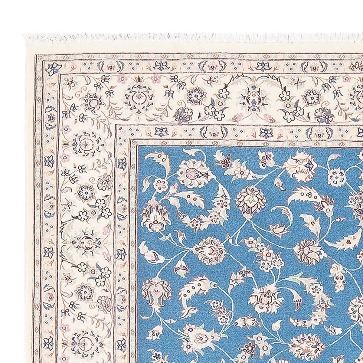 Dywan perski - Nain - Premium - 200 x 150 cm - niebieski