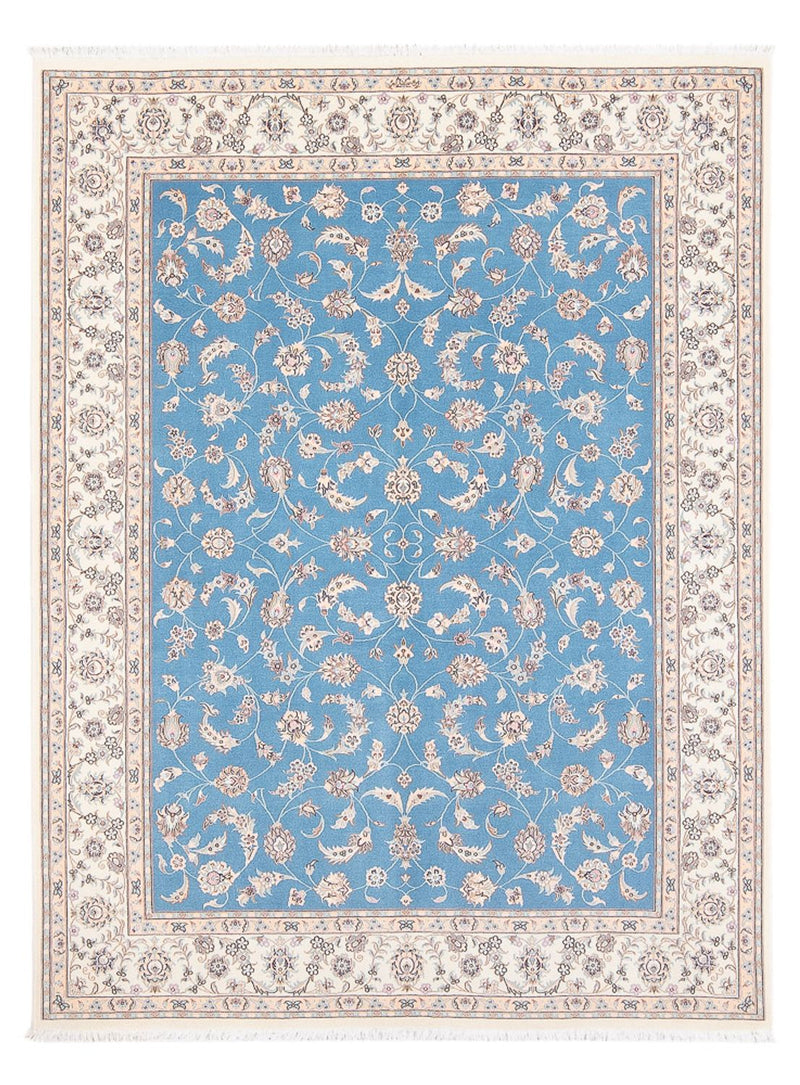 Dywan perski - Nain - Premium - 208 x 150 cm - niebieski