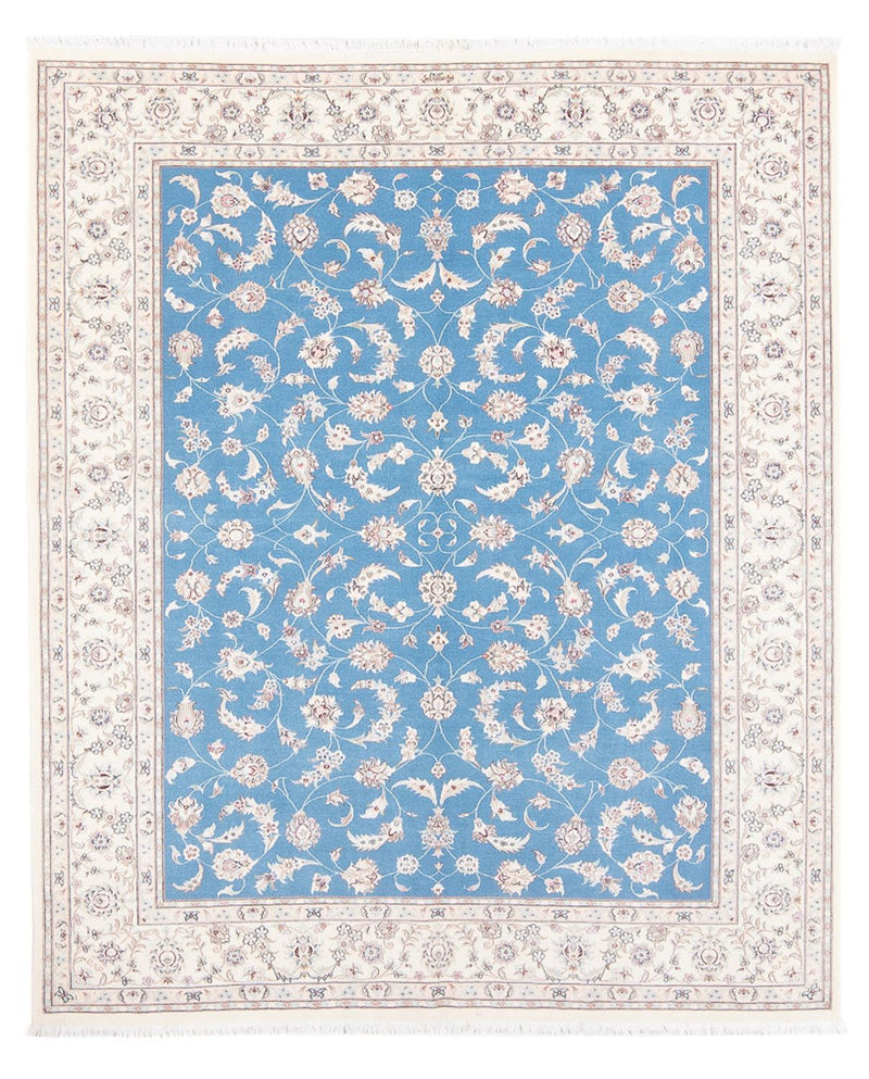Dywan perski - Nain - Premium - 200 x 155 cm - niebieski