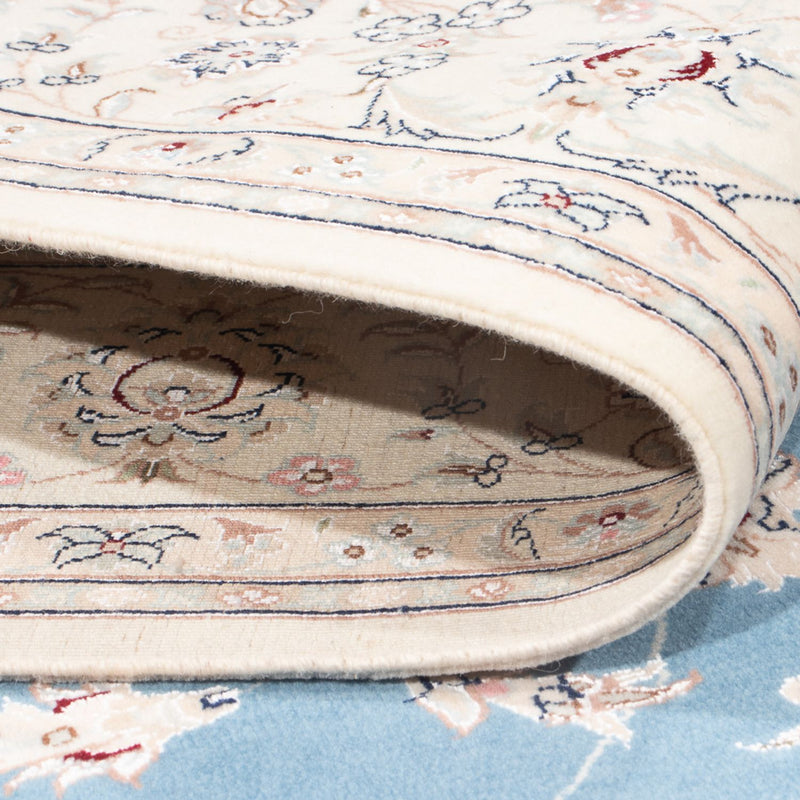 Dywan perski - Nain - Premium - 200 x 155 cm - niebieski