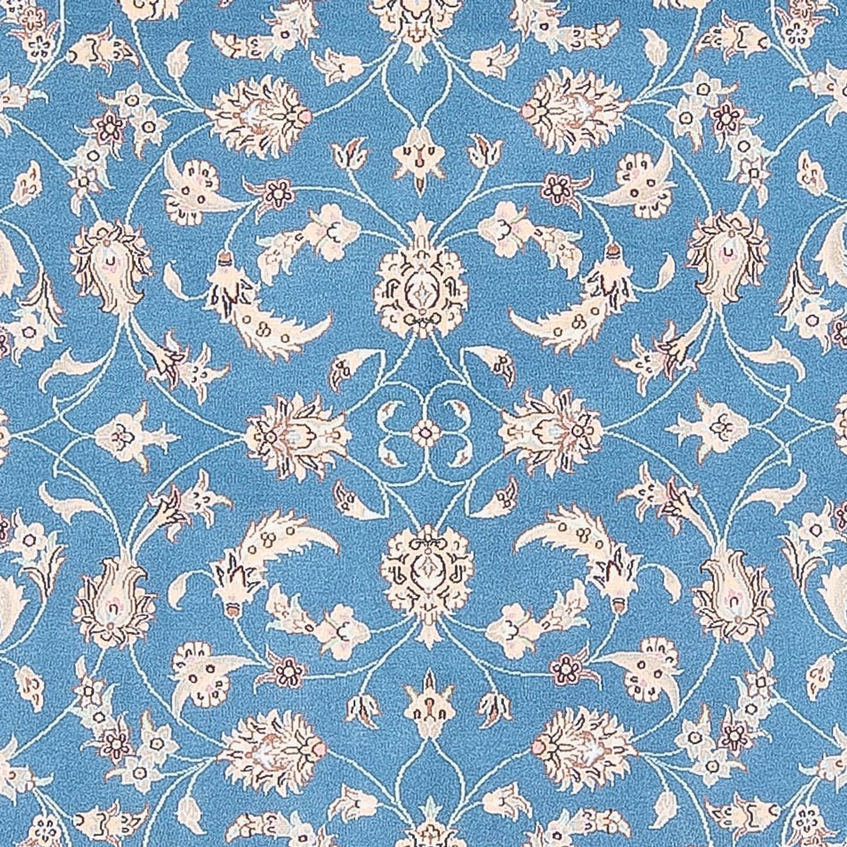 Dywan perski - Nain - Premium - 210 x 151 cm - niebieski