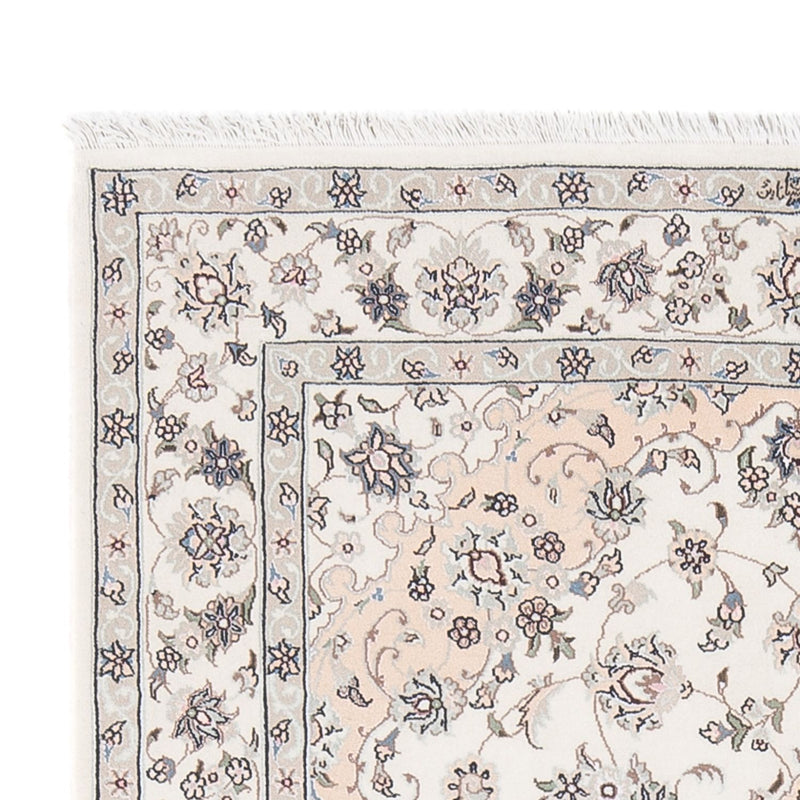 Dywan perski - Nain - Premium - 161 x 109 cm - kremowy