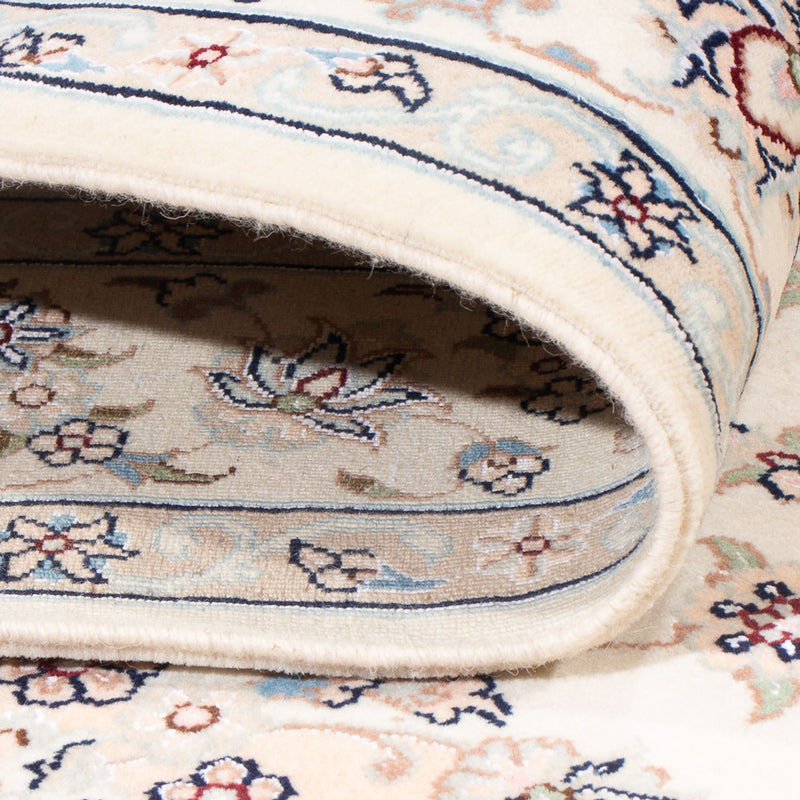 Dywan perski - Nain - Premium - 161 x 109 cm - kremowy