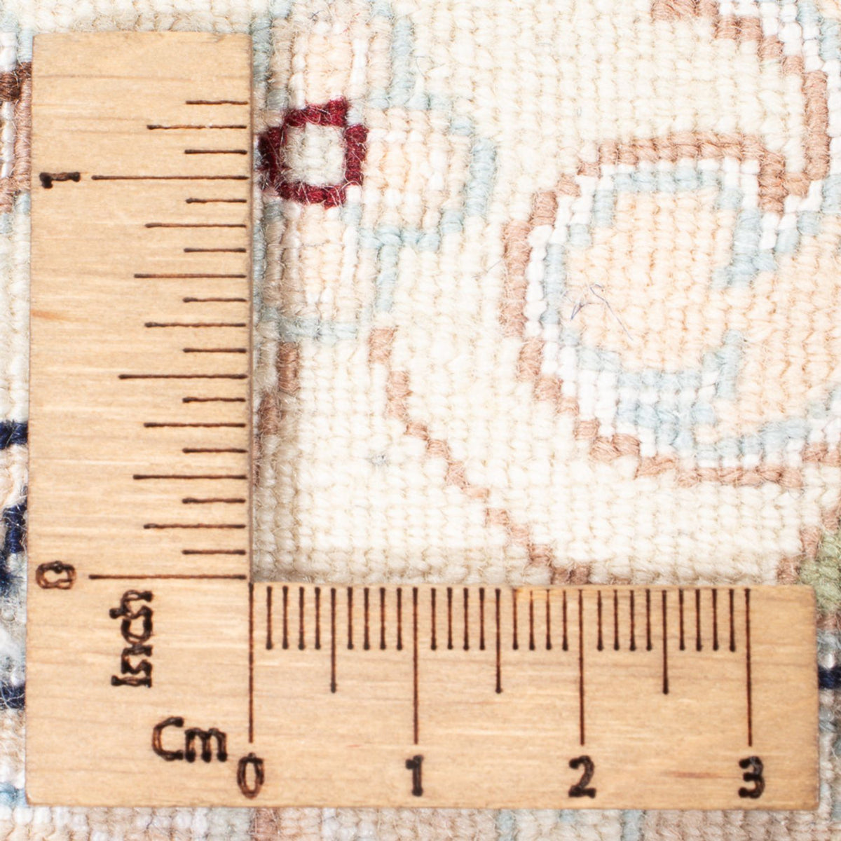 Dywan perski - Nain - Premium - 161 x 109 cm - kremowy