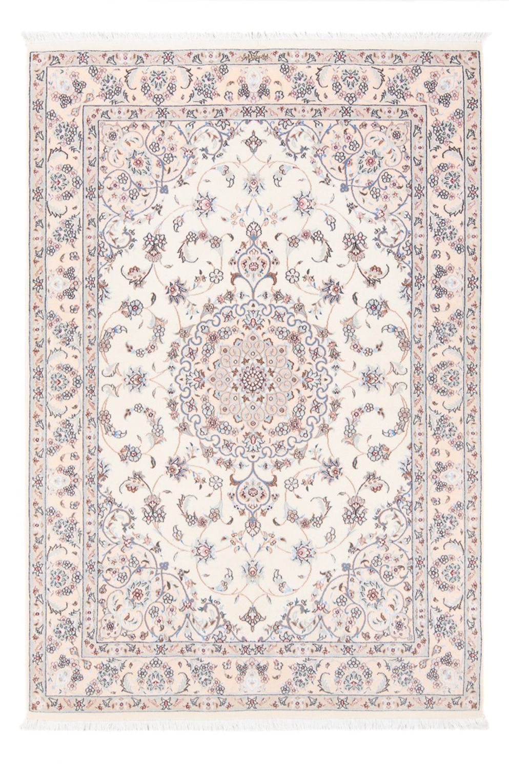 Dywan perski - Nain - Premium - 158 x 111 cm - kremowy