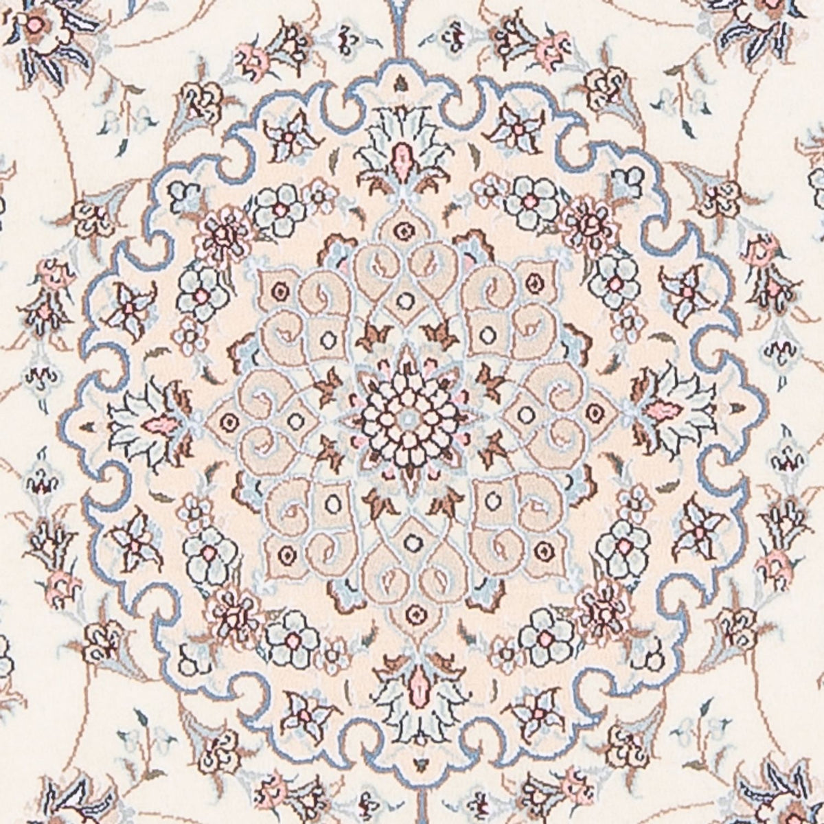 Dywan perski - Nain - Premium - 158 x 111 cm - kremowy