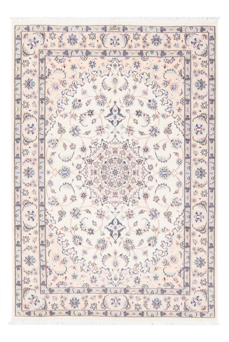 Dywan perski - Nain - Premium - 160 x 108 cm - kremowy