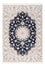 Dywan perski - Nain - Premium - 160 x 110 cm - ciemnoniebieski