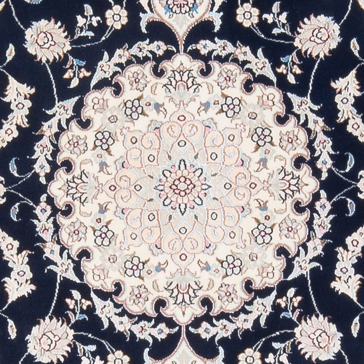 Dywan perski - Nain - Premium - 160 x 110 cm - ciemnoniebieski