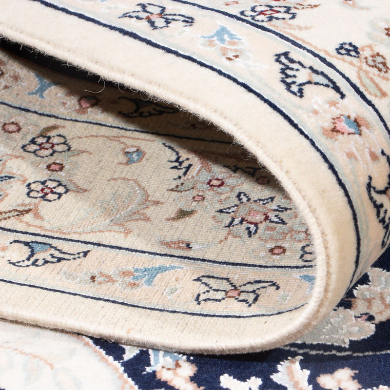 Dywan perski - Nain - Premium - 160 x 110 cm - ciemnoniebieski