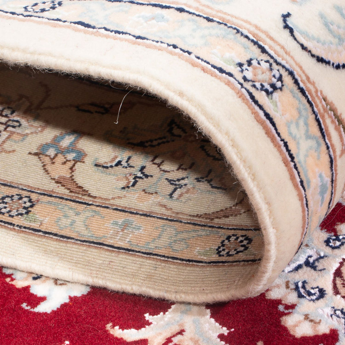 Dywan perski - Nain - Premium - 121 x 80 cm - czerwony