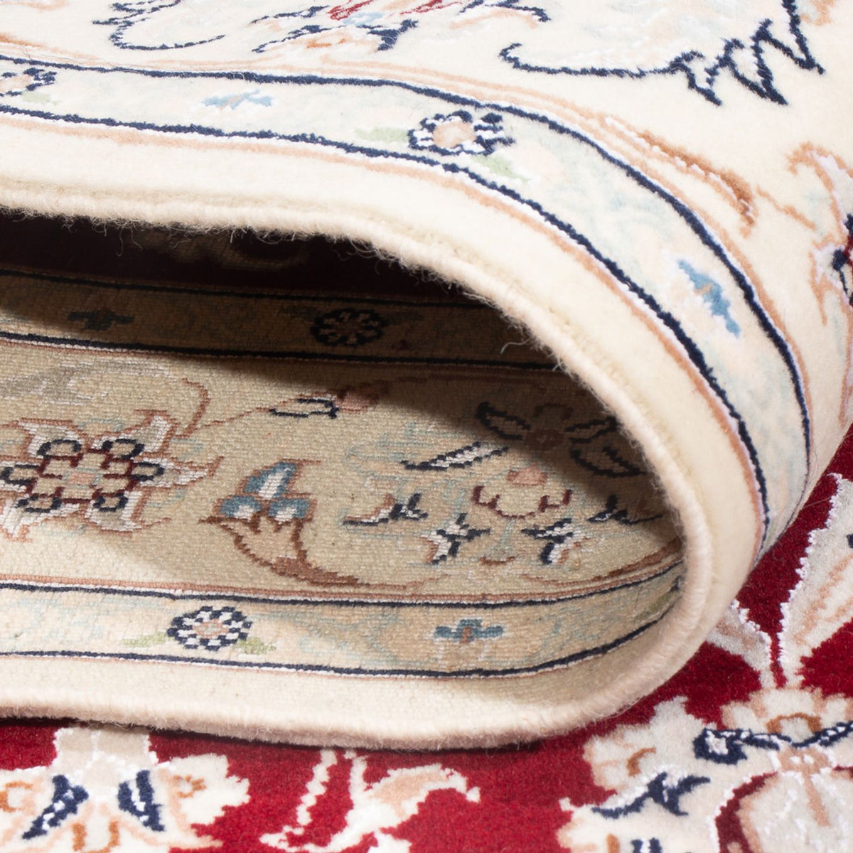 Dywan perski - Nain - Premium - 125 x 83 cm - czerwony