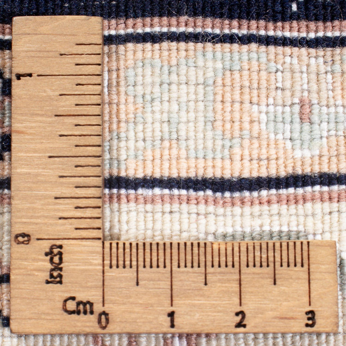 Dywan perski - Nain - Premium - 123 x 81 cm - ciemnoniebieski