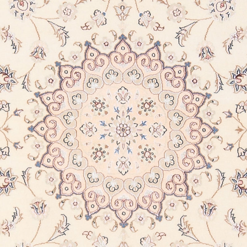 Dywan perski - Nain - Premium - 163 x 108 cm - kremowy