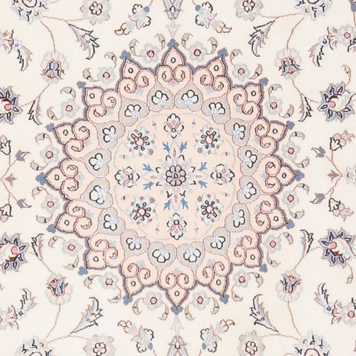 Dywan perski - Nain - Premium - 165 x 108 cm - kremowy