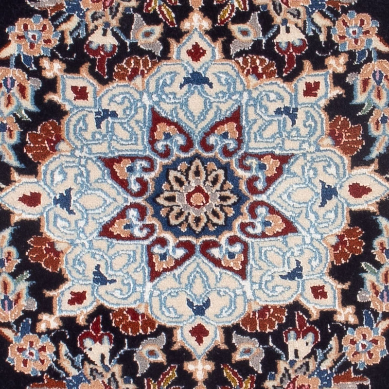 Dywan perski - Nain - Premium - 75 x 50 cm - ciemnoniebieski