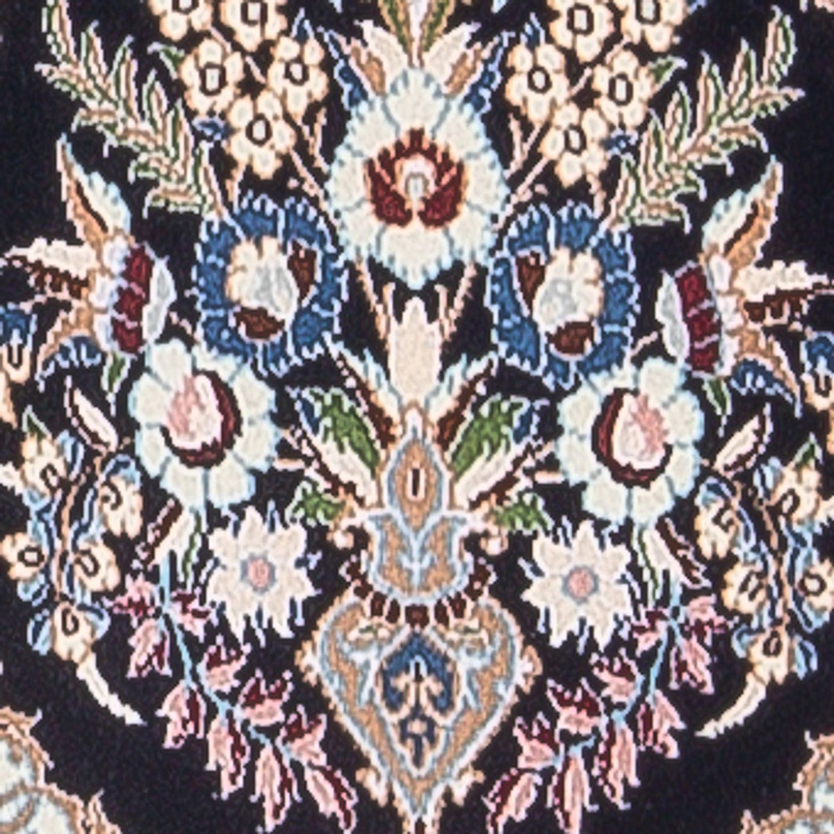 Biegacz Dywan perski - Nain - Premium - 213 x 35 cm - ciemnoniebieski