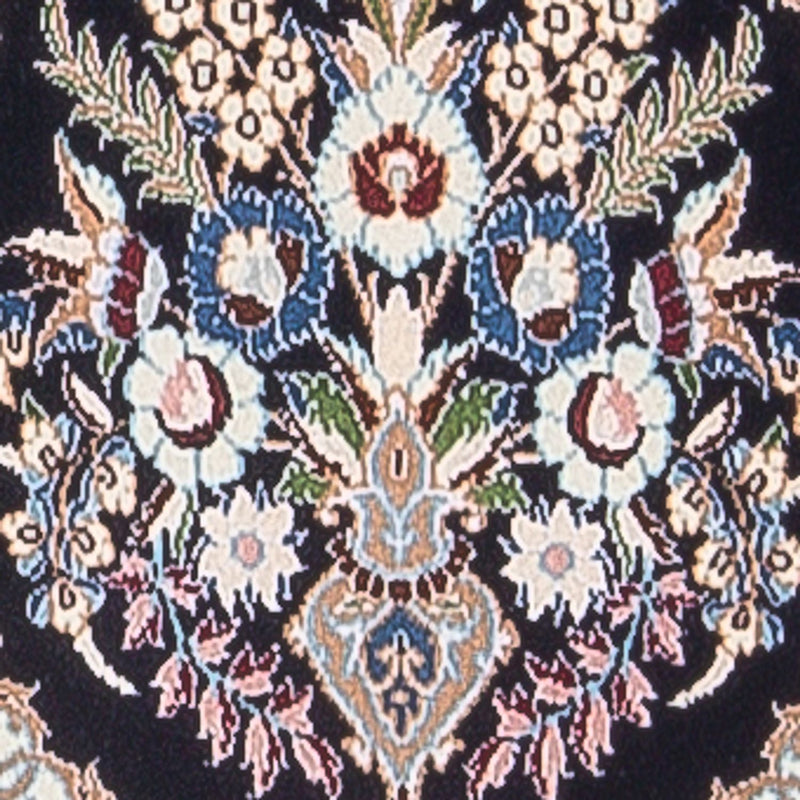 Biegacz Dywan perski - Nain - Premium - 213 x 35 cm - ciemnoniebieski