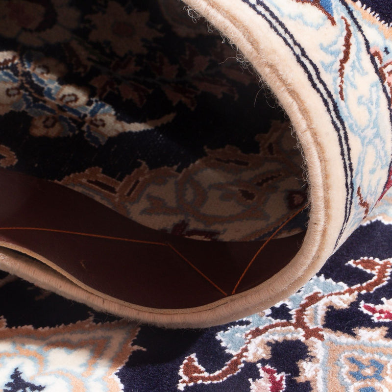 Biegacz Dywan perski - Nain - Premium - 213 x 35 cm - ciemnoniebieski