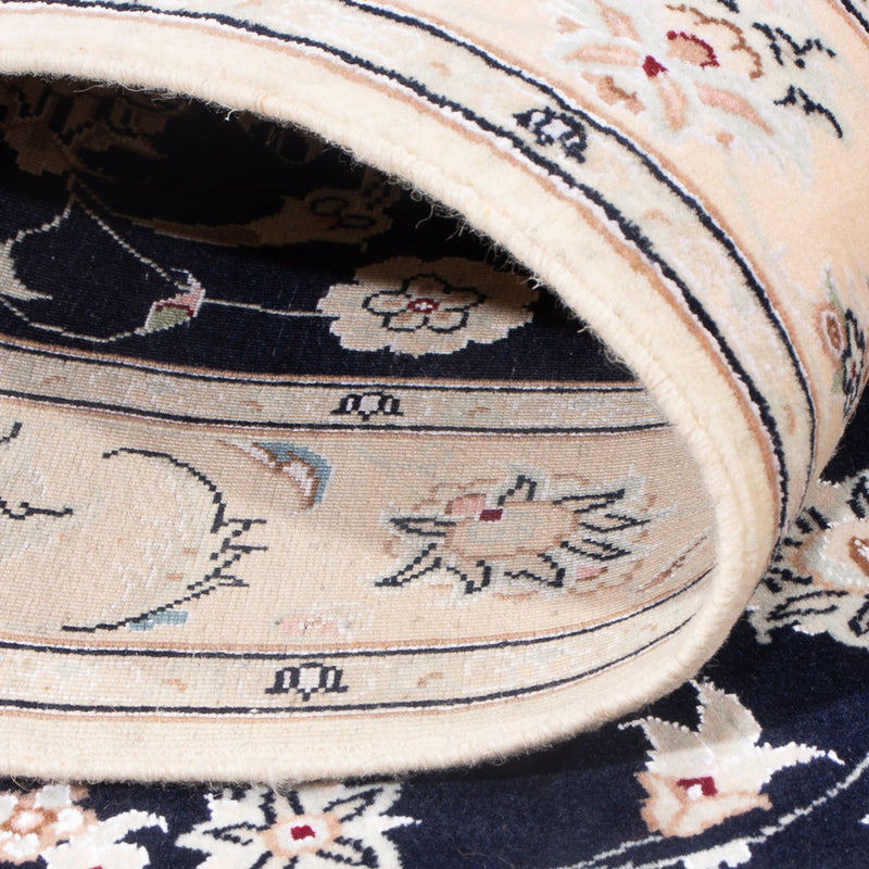 Dywan perski - Nain - Premium - 144 x 90 cm - ciemnoniebieski